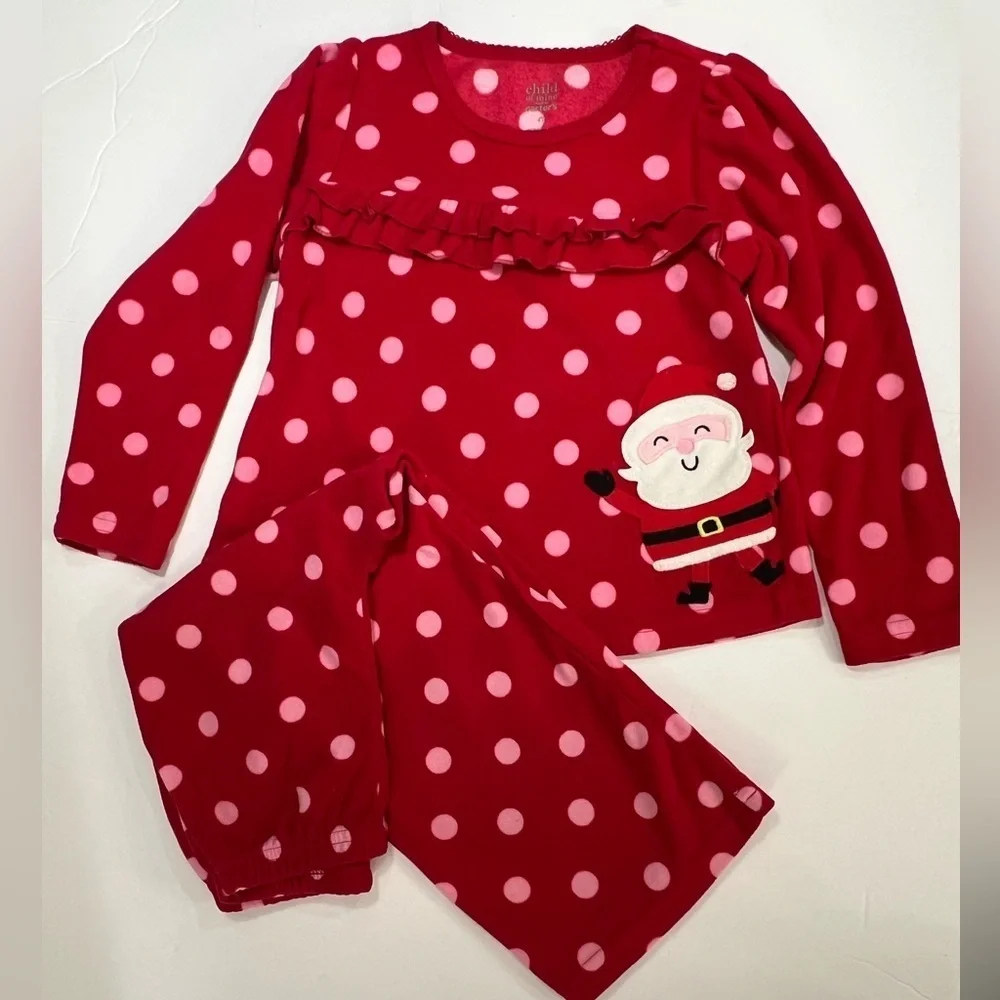 CARTER👶🏻 2 peice girl pajama  🎀 size 4T🤍